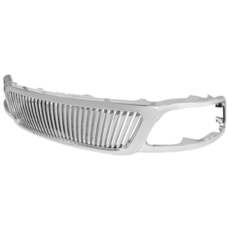 SPEC-D TUNING 99-03 Ford F150 Vertical Grill Chrome HG-F15099CVT